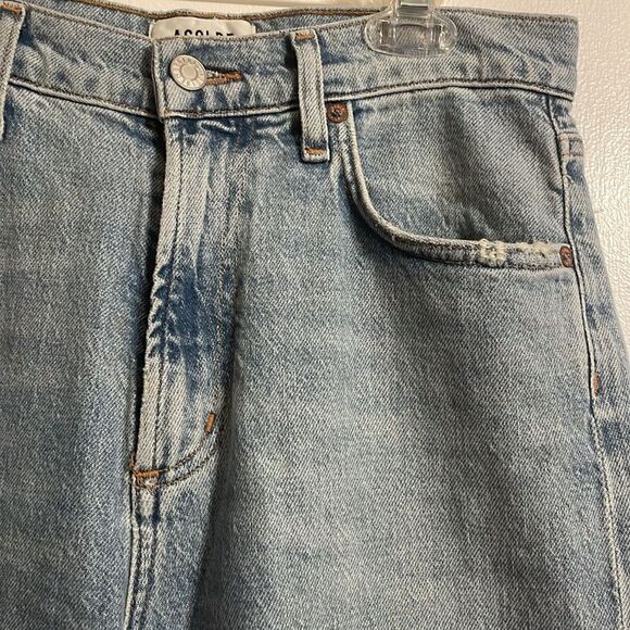 Agolde Ren Wide Leg High Waisted Jeans - Picture 9 of 10